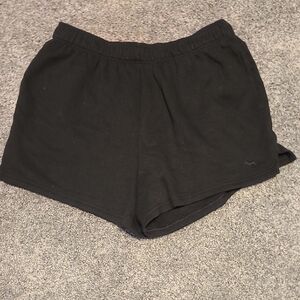 PINK Victoria's Secret Black Lounge Shorts